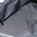 Christian Dior Canage Panarea Hand Bag Coated Canvas Black Silver Auth 175904-11