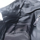 Christian Dior Canage Panarea Hand Bag Coated Canvas Black Silver Auth 175904-19