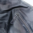 Christian Dior Canage Panarea Hand Bag Coated Canvas Black Silver Auth 175904-20