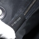 Christian Dior Canage Panarea Hand Bag Coated Canvas Black Silver Auth 175904-12