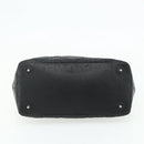 Christian Dior Canage Panarea Hand Bag Coated Canvas Black Silver Auth 175904-5