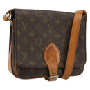 LOUIS VUITTON Monogram Cartouchiere MM Shoulder Bag M51253 LV Auth 175906-1