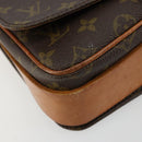 LOUIS VUITTON Monogram Cartouchiere MM Shoulder Bag M51253 LV Auth 175906-15