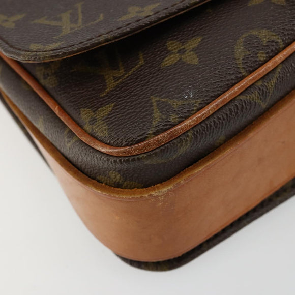 LOUIS VUITTON Monogram Cartouchiere MM Shoulder Bag M51253 LV Auth 175906