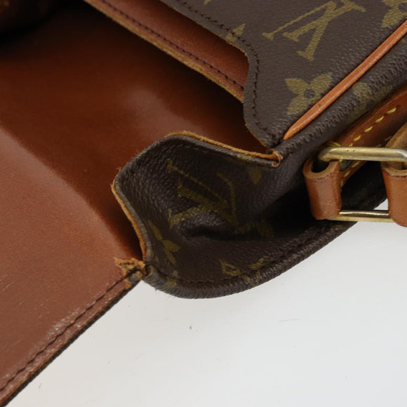 LOUIS VUITTON Monogram Cartouchiere MM Shoulder Bag M51253 LV Auth 175906