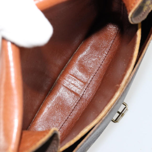 LOUIS VUITTON Monogram Cartouchiere MM Shoulder Bag M51253 LV Auth 175906