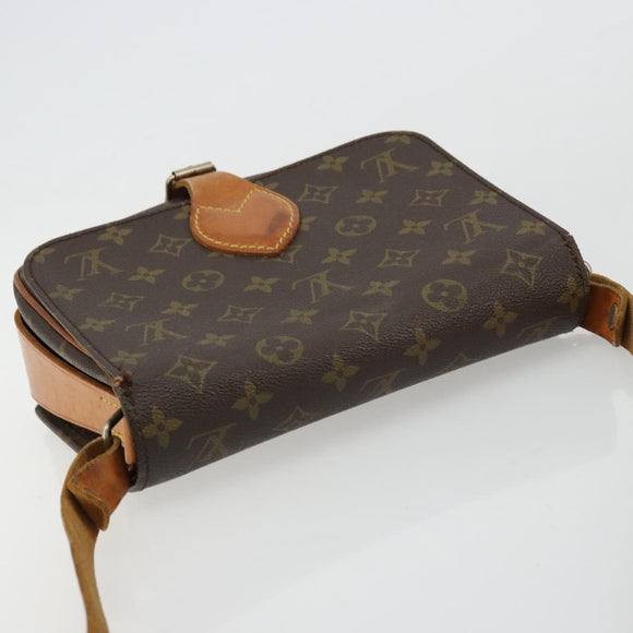 LOUIS VUITTON Monogram Cartouchiere MM Shoulder Bag M51253 LV Auth 175906