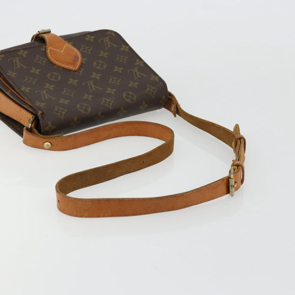 LOUIS VUITTON Monogram Cartouchiere MM Shoulder Bag M51253 LV Auth 175906