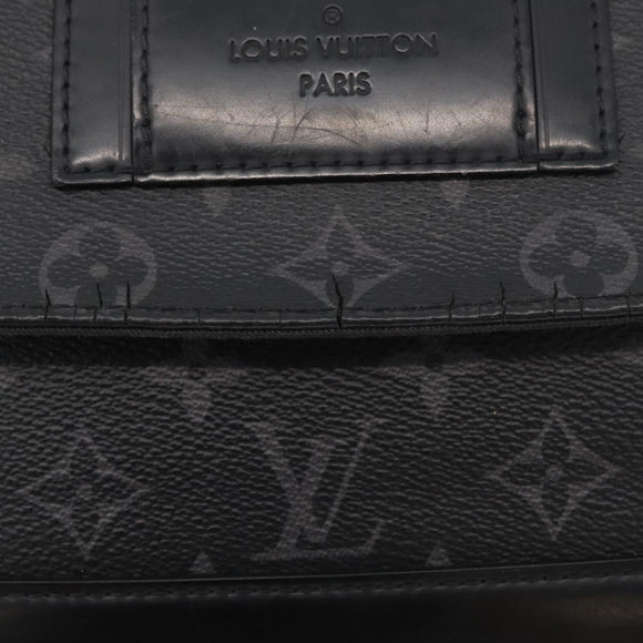 LOUIS VUITTON Monogram Eclipse Messenger Voyage PM Bag M40511 LV Auth 175908
