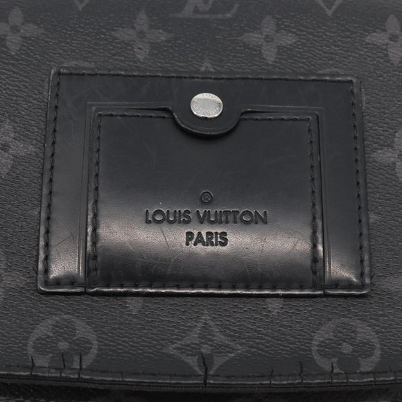 LOUIS VUITTON Monogram Eclipse Messenger Voyage PM Bag M40511 LV Auth 175908