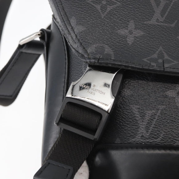 LOUIS VUITTON Monogram Eclipse Messenger Voyage PM Bag M40511 LV Auth 175908