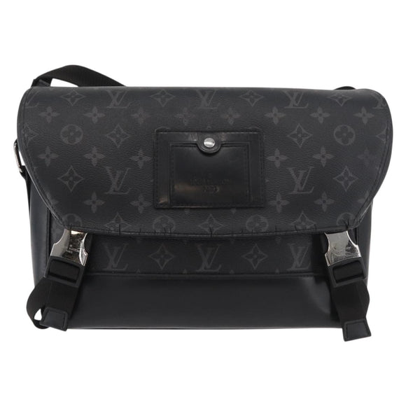 LOUIS VUITTON Monogram Eclipse Messenger Voyage PM Bag M40511 LV Auth 175908