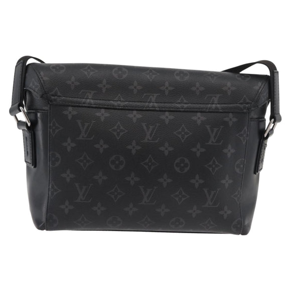 LOUIS VUITTON Monogram Eclipse Messenger Voyage PM Bag M40511 LV Auth 175908