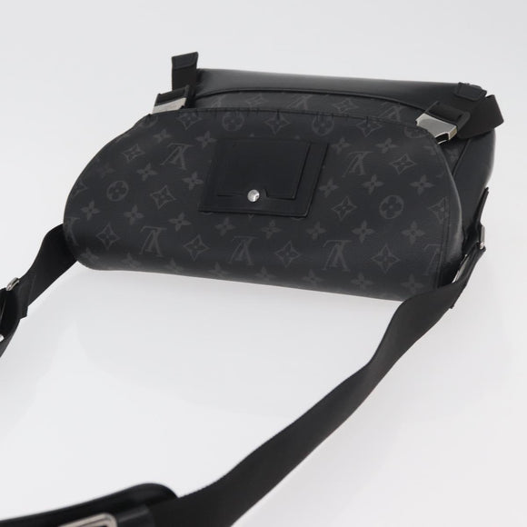 LOUIS VUITTON Monogram Eclipse Messenger Voyage PM Bag M40511 LV Auth 175908