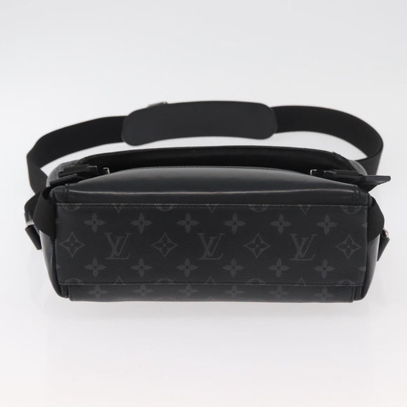 LOUIS VUITTON Monogram Eclipse Messenger Voyage PM Bag M40511 LV Auth 175908