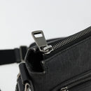GUCCI GG Supreme Shoulder Bag PVC Black Silver 387514 Auth 175909-15