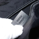 GUCCI GG Supreme Shoulder Bag PVC Black Silver 387514 Auth 175909-12