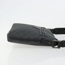 GUCCI GG Supreme Shoulder Bag PVC Black Silver 387514 Auth 175909-3