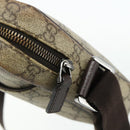 GUCCI GG Supreme Shoulder Bag PVC Beige Silver 122754 Auth 175918A-15