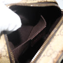 GUCCI GG Supreme Shoulder Bag PVC Beige Silver 122754 Auth 175918A-20