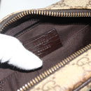 GUCCI GG Supreme Shoulder Bag PVC Beige Silver 122754 Auth 175918A-22
