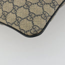 GUCCI GG Supreme Shoulder Bag PVC Beige Silver 201446 Auth 175923A-17
