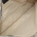 GUCCI GG Supreme Shoulder Bag PVC Beige Silver 201446 Auth 175923A-11