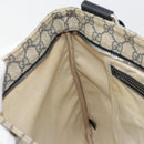 GUCCI GG Supreme Shoulder Bag PVC Beige Silver 201446 Auth 175923A-21