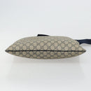 GUCCI GG Supreme Shoulder Bag PVC Beige Silver 201446 Auth 175923A-5