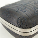 LOUIS VUITTON Monogram Motard Minodiere Clutch Tasche Grau M95802 LV Auth 175928V-8