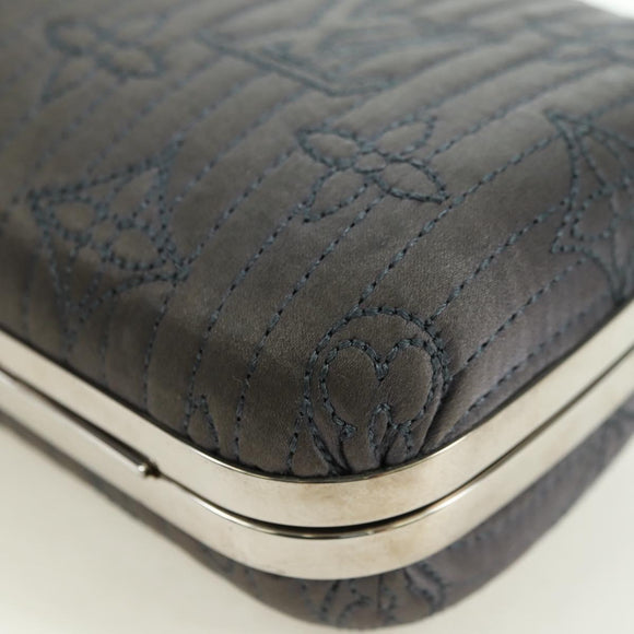 LOUIS VUITTON Monogram Motard Minodiere Clutch Tasche Grau M95802 LV Auth 175928V