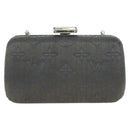 LOUIS VUITTON Monogram Motard Minodiere Clutch Tasche Grau M95802 LV Auth 175928V-13