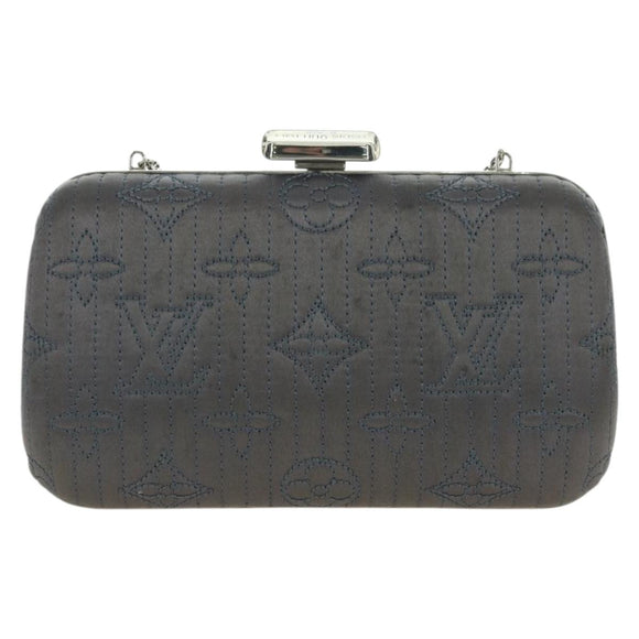 LOUIS VUITTON Monogram Motard Minodiere Clutch Tasche Grau M95802 LV Auth 175928V