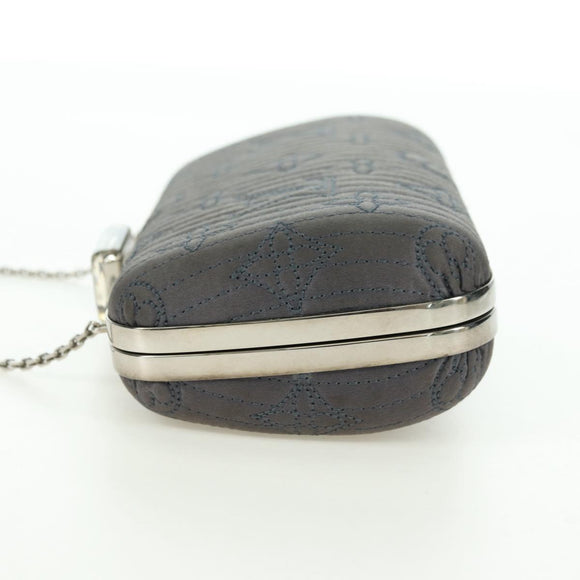LOUIS VUITTON Monogram Motard Minodiere Clutch Tasche Grau M95802 LV Auth 175928V