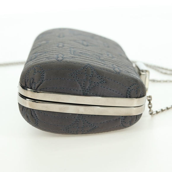 LOUIS VUITTON Monogram Motard Minodiere Clutch Tasche Grau M95802 LV Auth 175928V