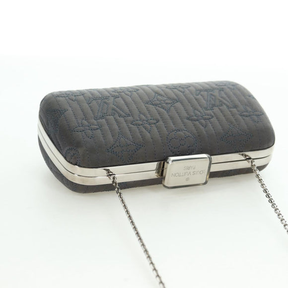 LOUIS VUITTON Monogram Motard Minodiere Clutch Tasche Grau M95802 LV Auth 175928V