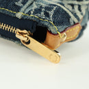 LOUIS VUITTON Monogram Denim Trousse Leie Pouch Blue M95335 LV Auth 175930SAV-8