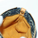 LOUIS VUITTON Monogram Denim Trousse Leie Pouch Blue M95335 LV Auth 175930SAV-18