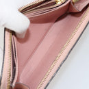 LOUIS VUITTON Monogram Empreinte Zippy Wallet Pink M64090 LV Auth 175932A-22