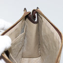 Christian Dior Trotter Canvas Clutch Bag Beige Auth 175934-11