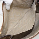 Christian Dior Trotter Canvas Clutch Bag Beige Auth 175934-12