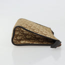 Christian Dior Trotter Canvas Clutch Bag Beige Auth 175934-3