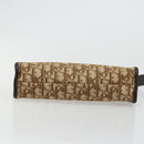 Christian Dior Trotter Canvas Clutch Bag Beige Auth 175934-6