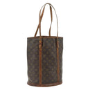 LOUIS VUITTON Monogram Bucket GM Shoulder Bag M42236 LV Auth 175936-1