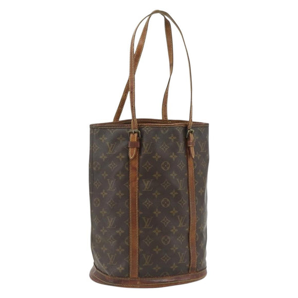 LOUIS VUITTON Monogram Bucket GM Shoulder Bag M42236 LV Auth 175936