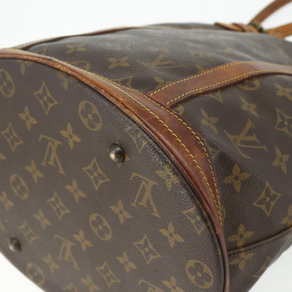 LOUIS VUITTON Monogram Bucket GM Shoulder Bag M42236 LV Auth 175936