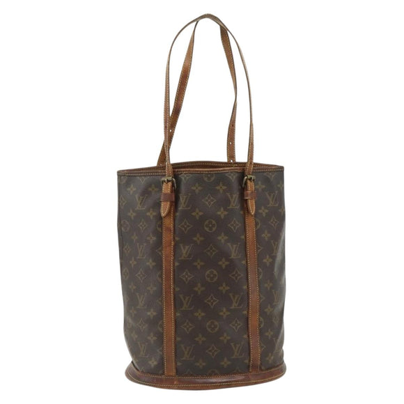 LOUIS VUITTON Monogram Bucket GM Shoulder Bag M42236 LV Auth 175936