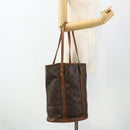 LOUIS VUITTON Monogram Bucket GM Shoulder Bag M42236 LV Auth 175936-22
