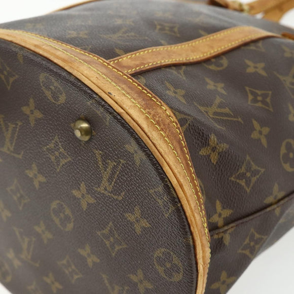 LOUIS VUITTON Monogram Bucket GM Shoulder Bag M42236 LV Auth 175952