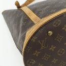 LOUIS VUITTON Monogram Bucket GM Shoulder Bag M42236 LV Auth 175952-15
